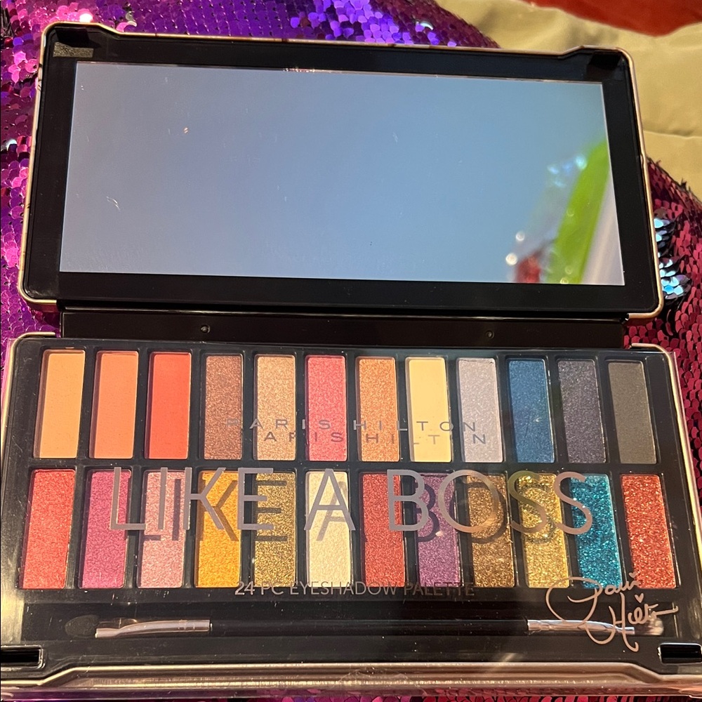 Paris Hilton Multi-Color Eyeshadow Palette - Pinks, Golds, Blues, Neutrals